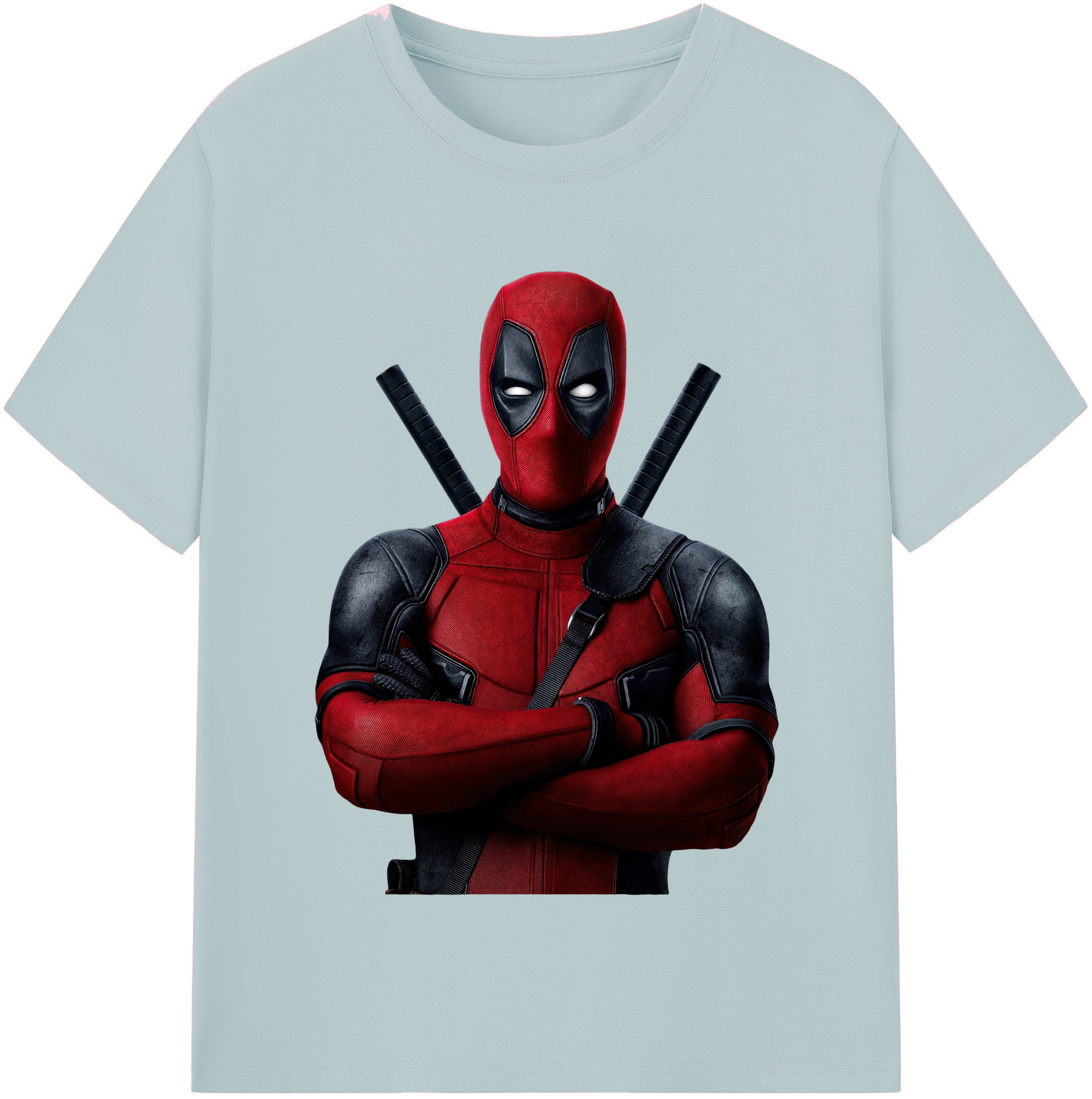 （画像用） Deadpool デッドプール 綿100％半袖Tシャツ（フロントプリント）